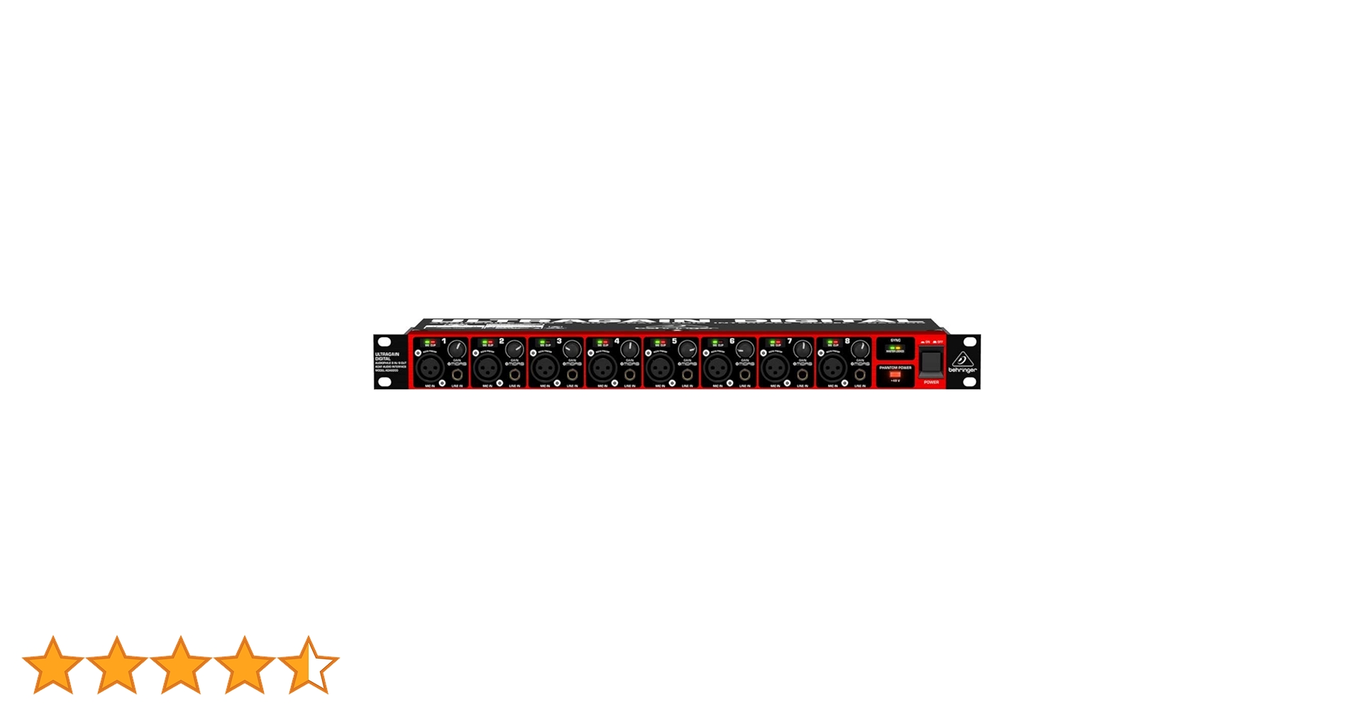 え*か様 BEHRINGER ( ベリンガー ) ADA8200　美品 Amazon.com: Behringer ADA8200 Audiophile 8 In/8 Out ADAT